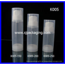 2014 New Bigger Capacity Airless-Flasche 50ml 150ml 200ml 250ml Airless Kosmetik Verpackung Airless Kosmetik-Flasche